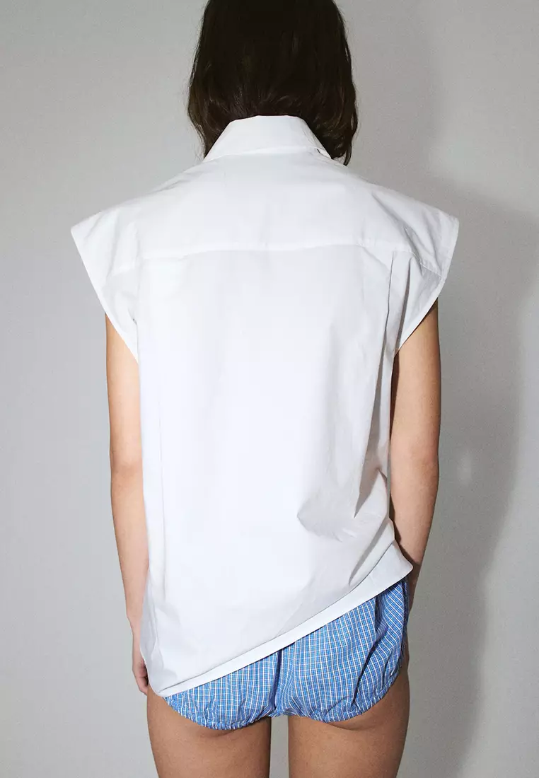 100% Cotton Sleeveless Shirt