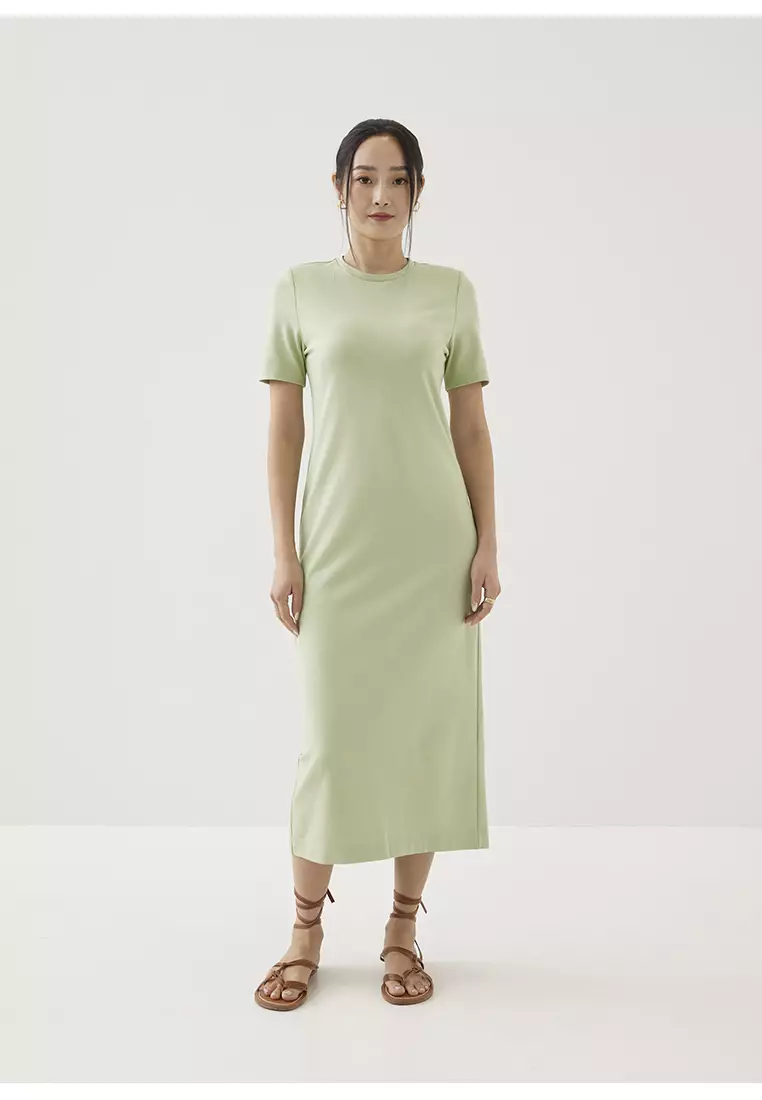 Dress Wanita - Tasmin Rayon Midaxi Shirt Dress