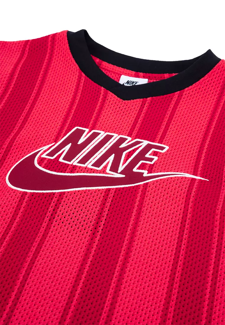 Long-Sleeve Mesh Jersey