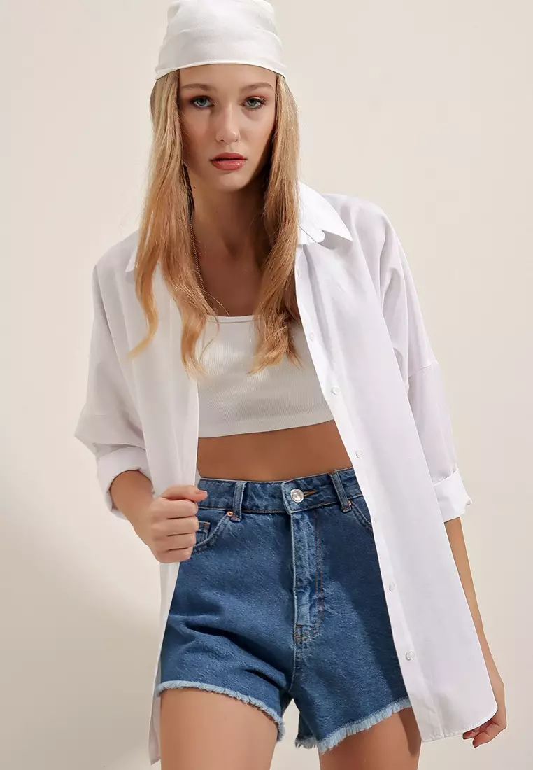 Oversized Long Sleeves Shirt