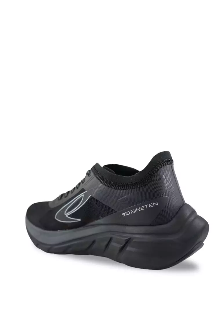910nineten Geist Ekiden Hyperpulse sepatu lari - Hitam/Abu