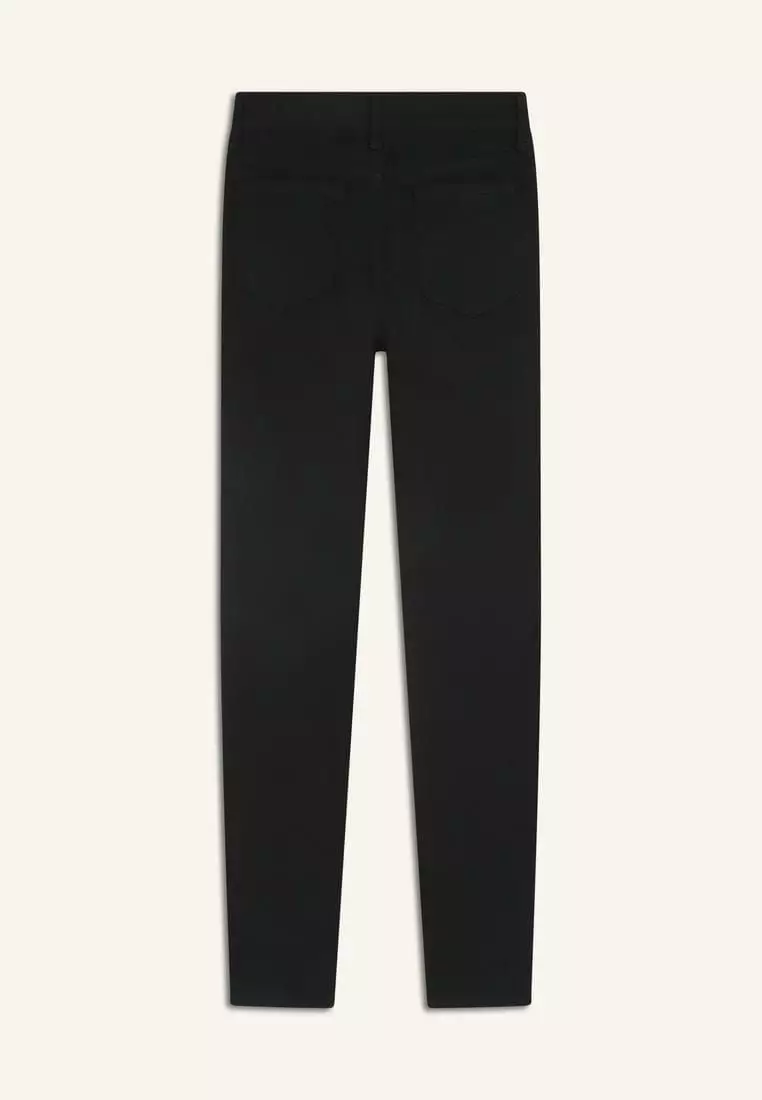 Mid-Rise Black Rockstar Super Skinny Jeans