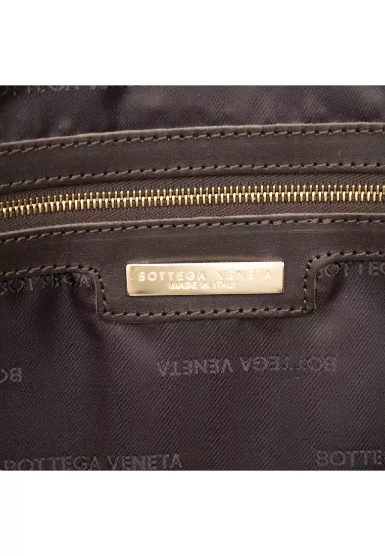 Pre-Loved Bottega Veneta Bv Monogram Canvas Satchel