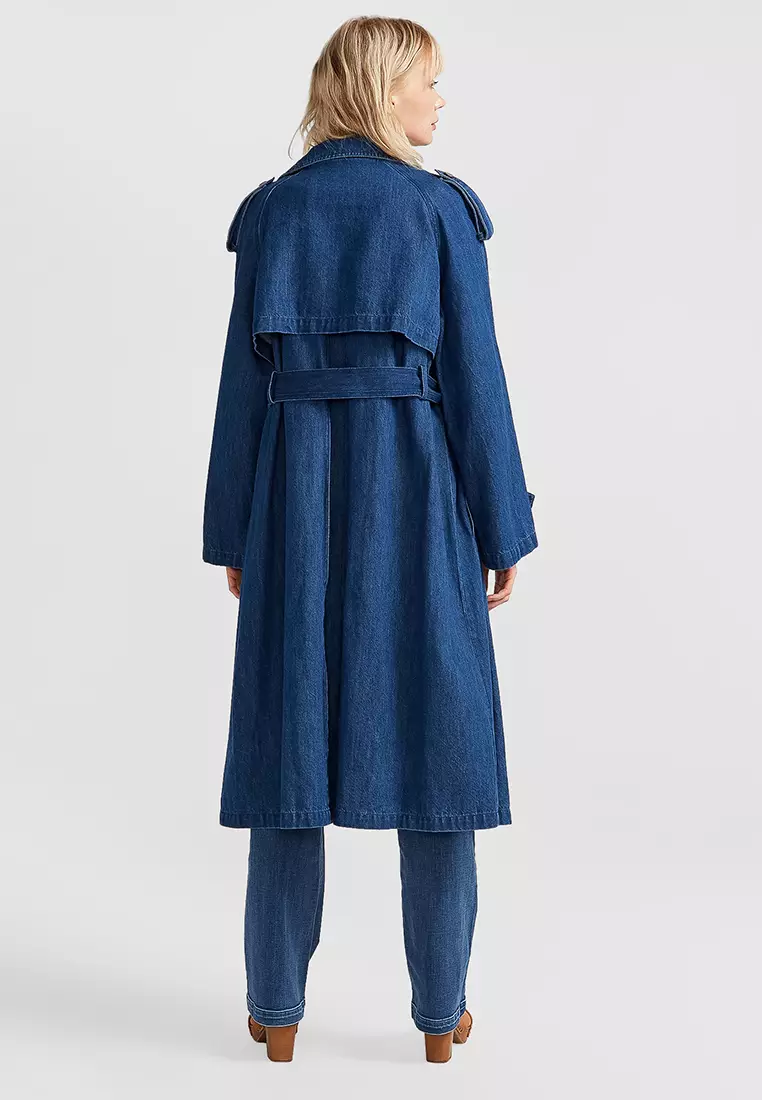 Buy Belle Bloom Wild Skies Denim Trench Online ZALORA Malaysia