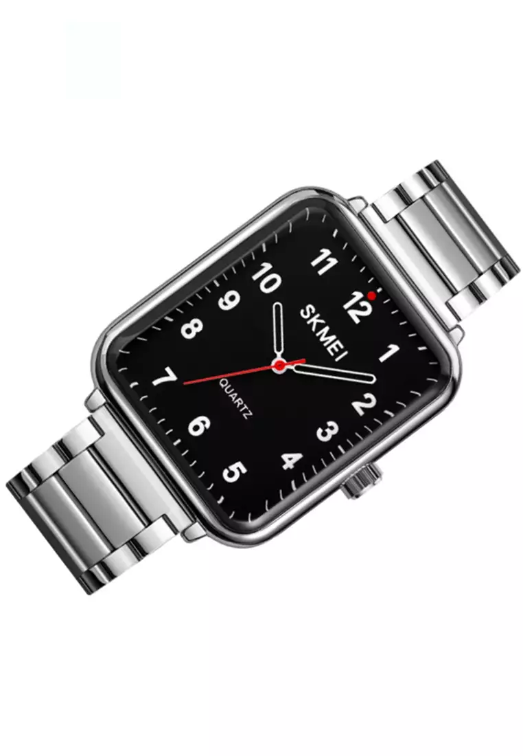 Jam Tangan Analog Pria Waterproof Strap Tali Material Stainless Steel GN17 ORIGINAL