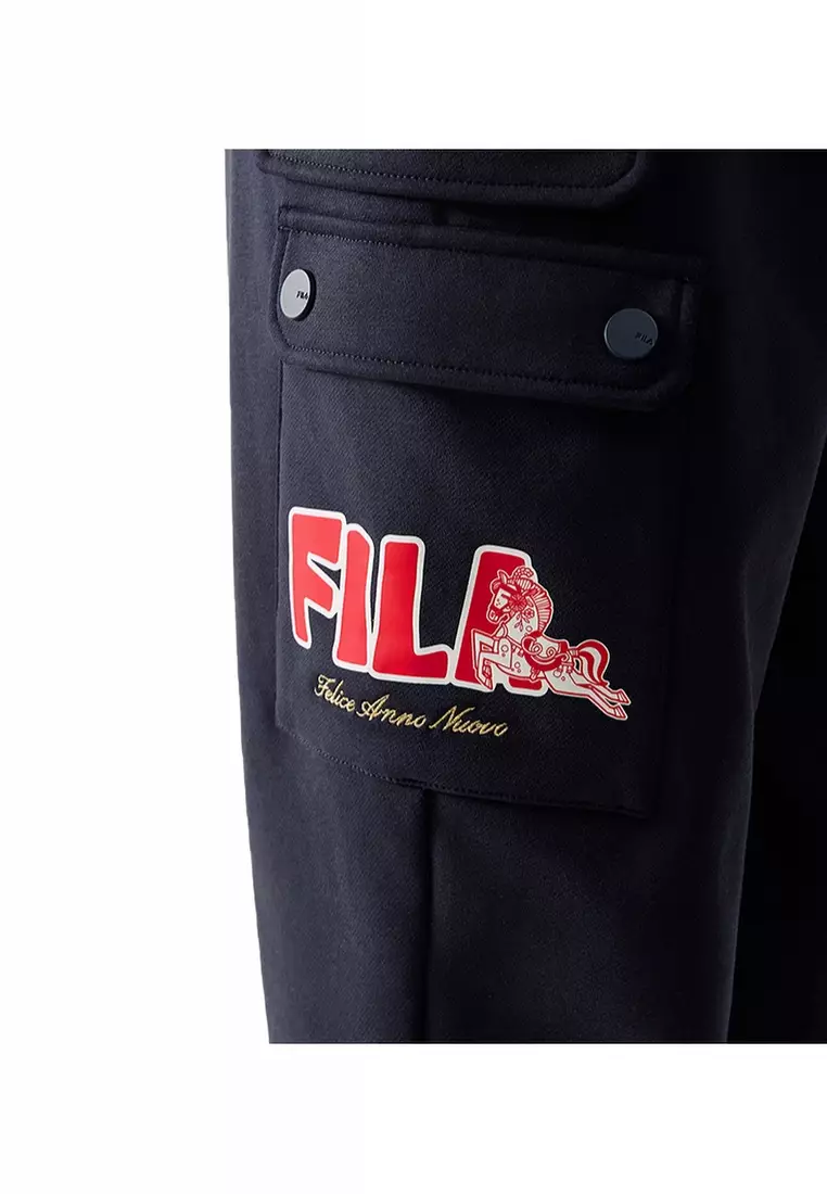 [105cm-170cm]FILA ORIGINALE FILA CNY Boy Knit Pants (Navy)