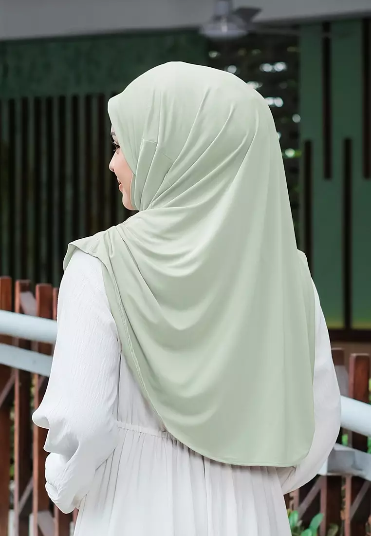 HIJAB INSTAN FATHIA - SOFT GREEN