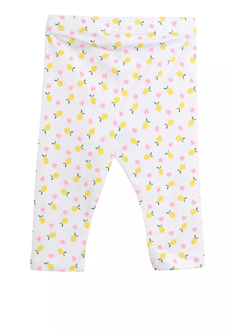 Girls lemon leggings new arrivals