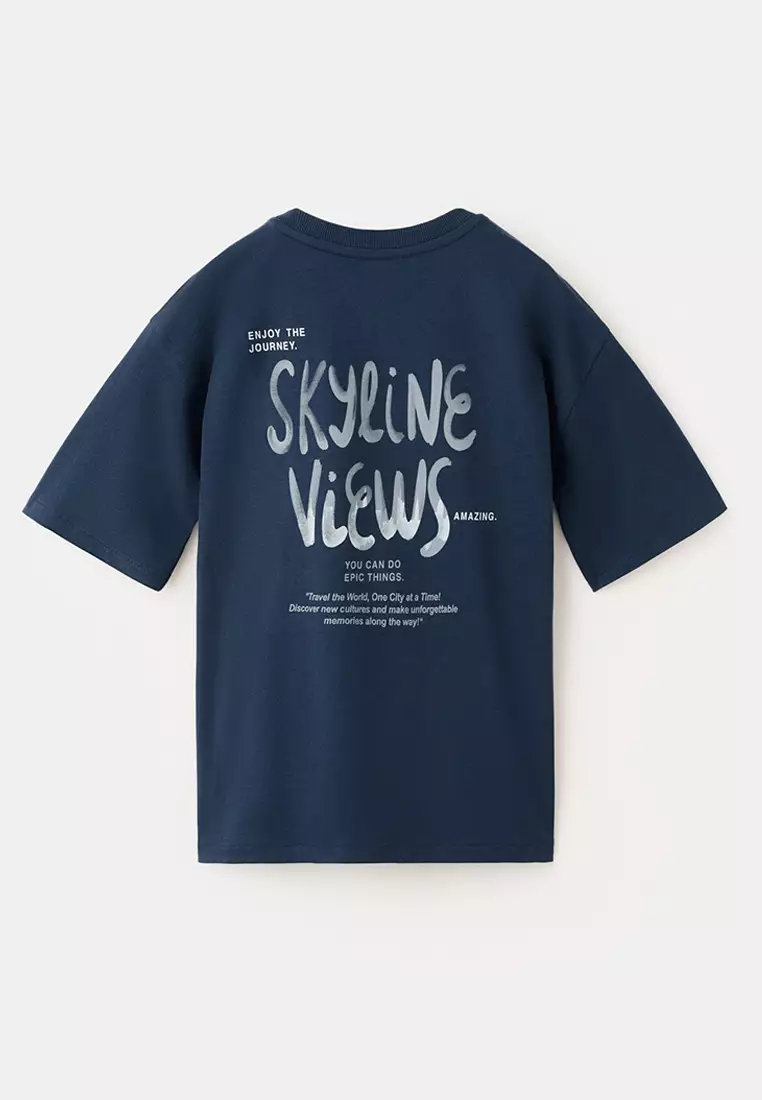 T-Shirt with Printed Patch