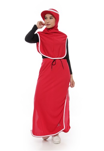 Attiqa Active red Magical Skirt Pants Red, Sport Wear ( Celana Rok Panjang Olah Raga ) 50399AA5403CF5GS_1