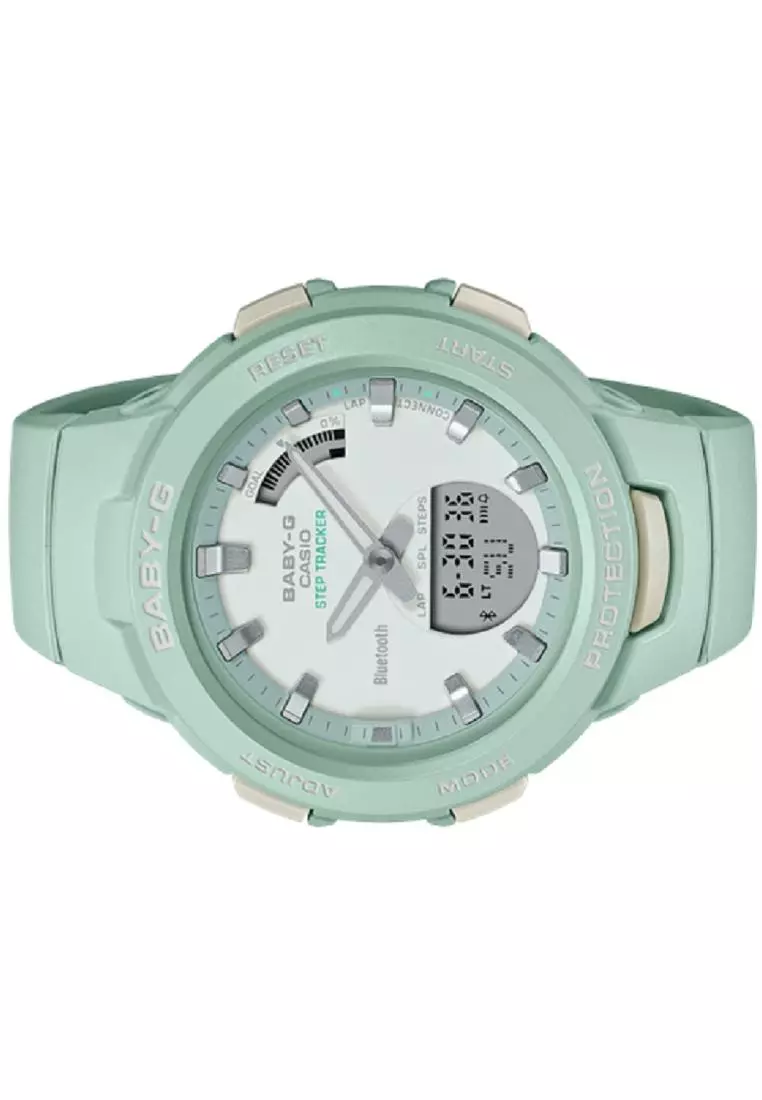 Baby-g Digital Analog Smartphone Link Watch BSA-B100CS-3A