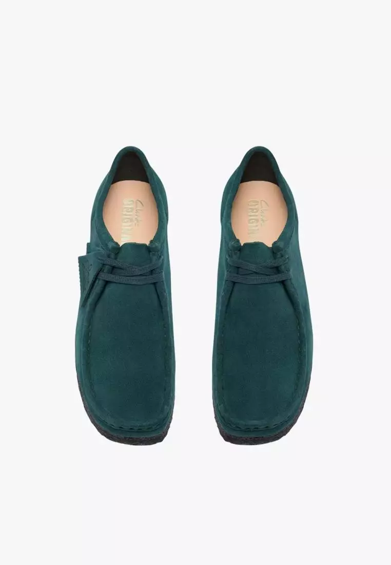 Jual CLARKS Clarks Mens Wallabee - Dark Teal Original 2026 | ZALORA ...