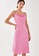 Love, Bonito pink Ellisa Cowl Neck Midi Dress 98870AA231C968GS_2
