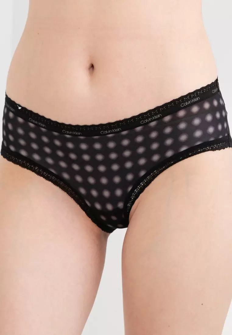 Buy Calvin Klein Hipster Panties - Calvin Klein Underwear in Blur Dots  Print/Black 2024 Online