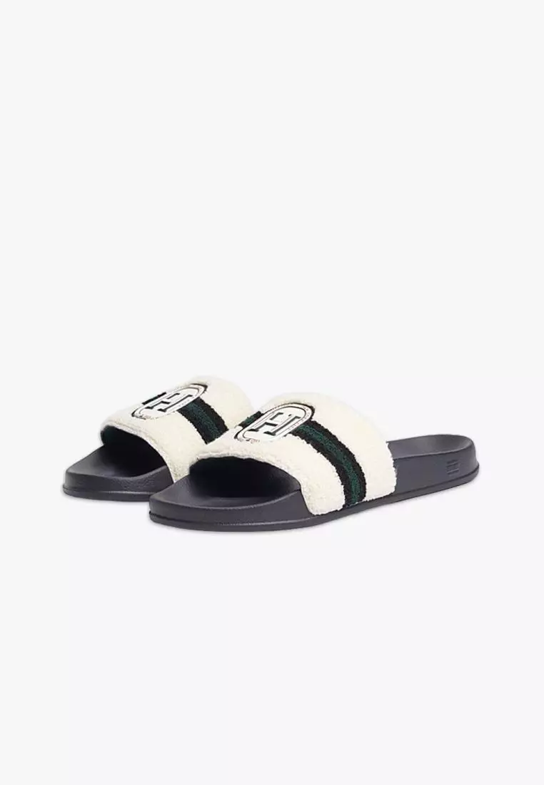 Jual Tommy Hilfiger Tommy Hilfiger - HILFIGER TOWELLING POOL SLIDE ...