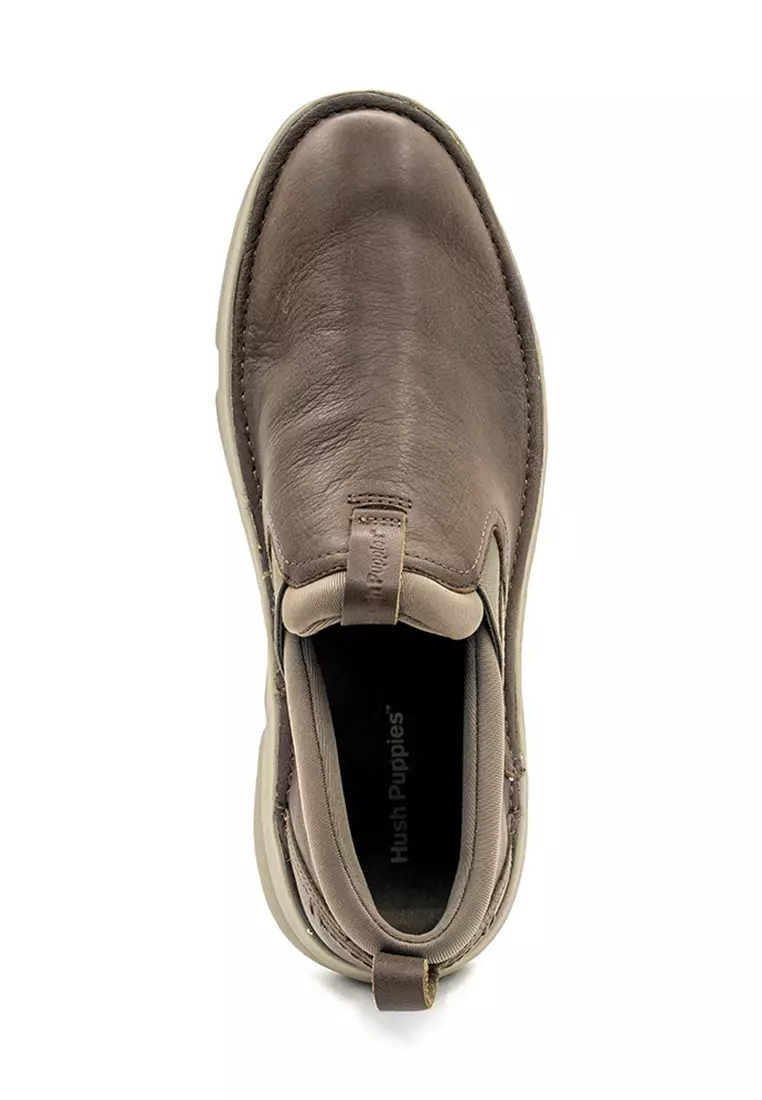 Hush Puppies Men's Shoes Baylor Slip On In Brown