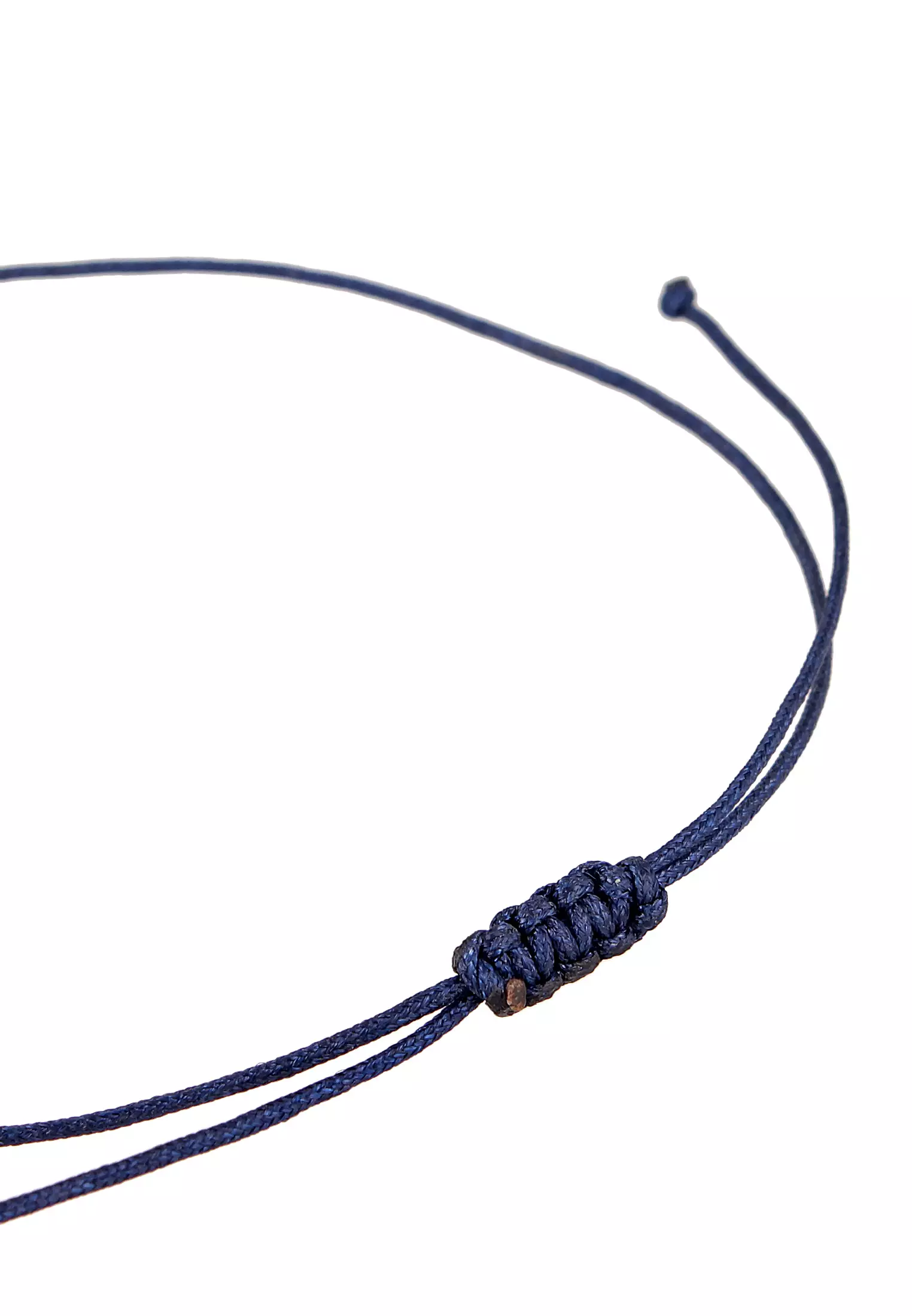 Men’s Evil Eye Bead Bracelet – Blue Cord