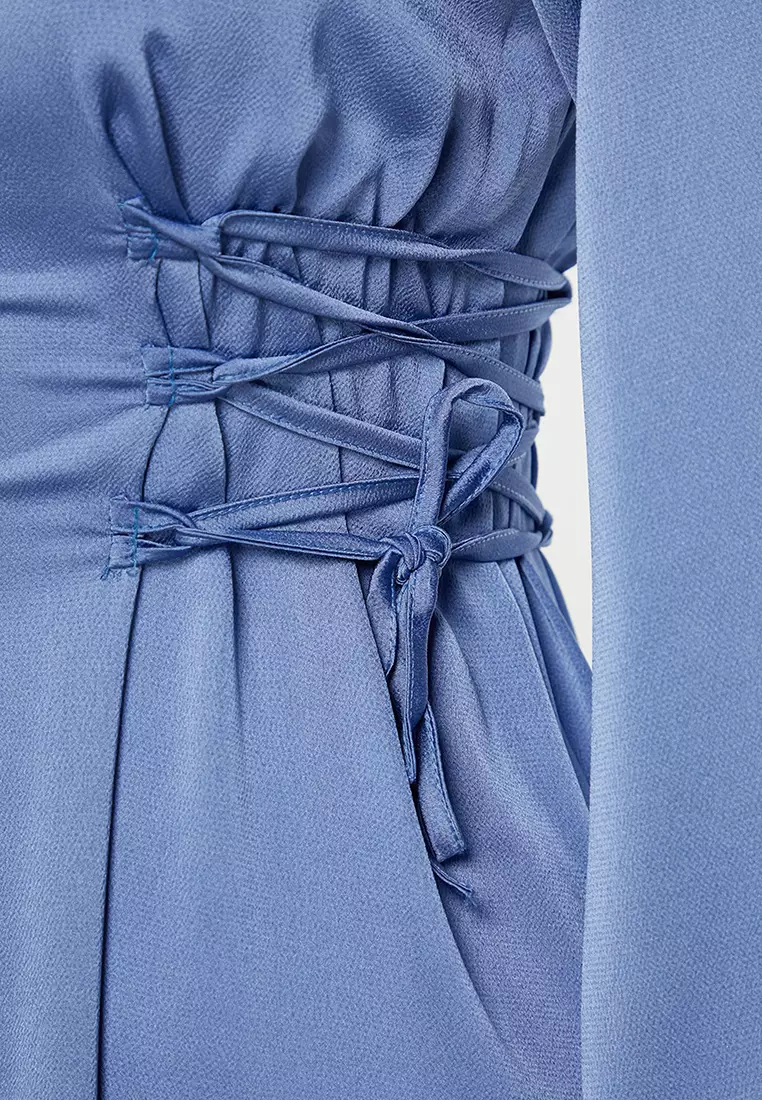 Waist Detailed Maxi Dress