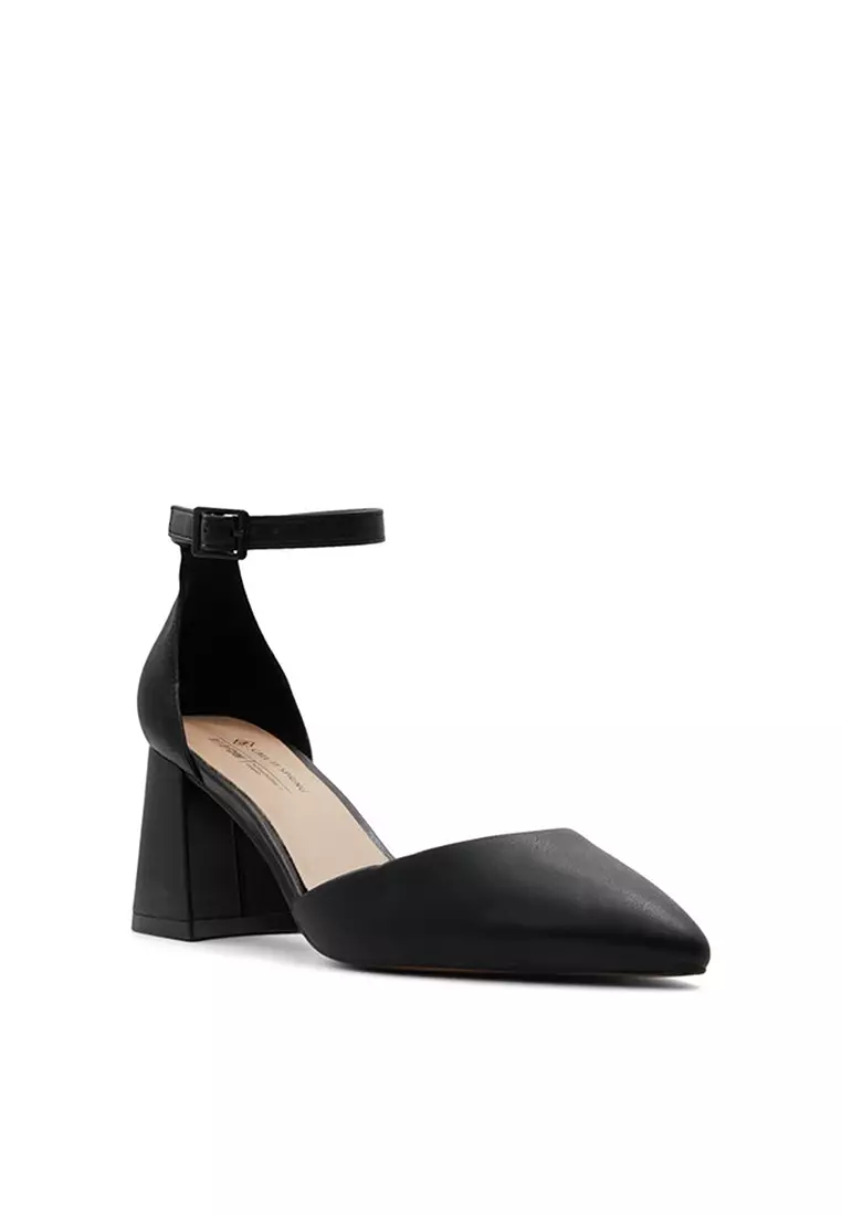 Daliaa Pointed Toe Block Heels