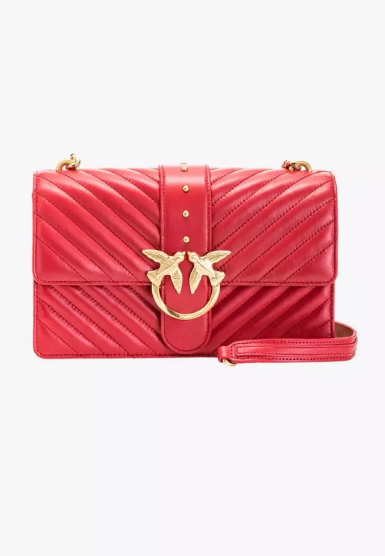 Red discount pinko bag