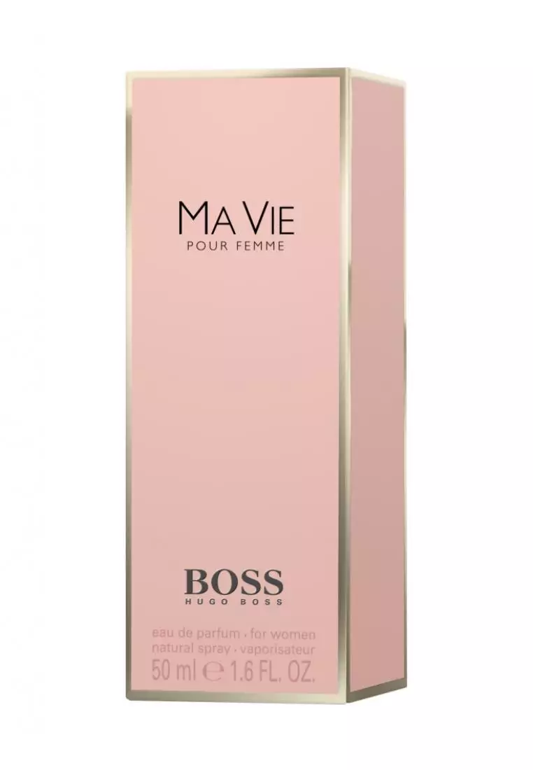BOSS Ma Vie Eau De Parfum For Women 50ml - Cactus Flower, Pink Floral Bouquet, Cedarwood - Floral EDP Perfume