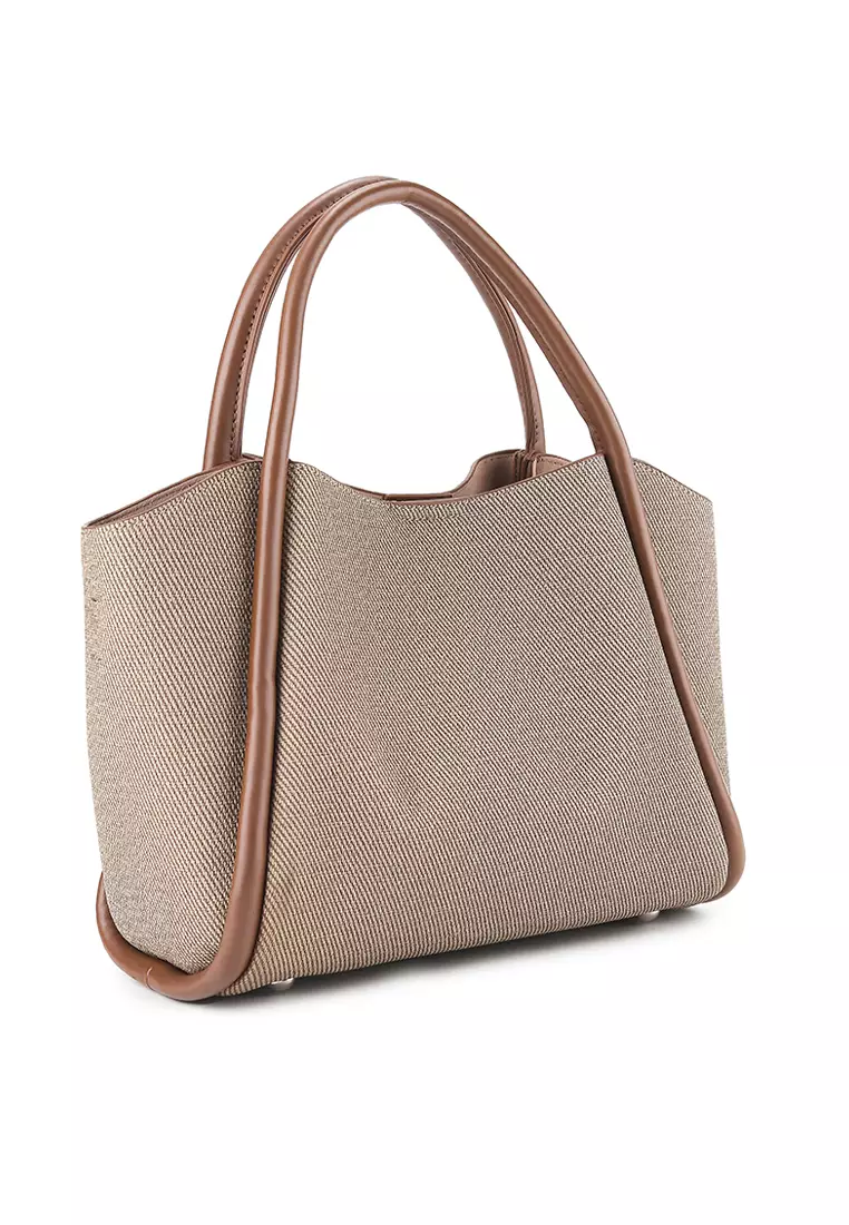 Wichita R2482-20 Top Handle Bag Dark Brown