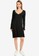 GAP black Triblend Buttoned Front Flair Dress 13F8FAAD47440FGS_4