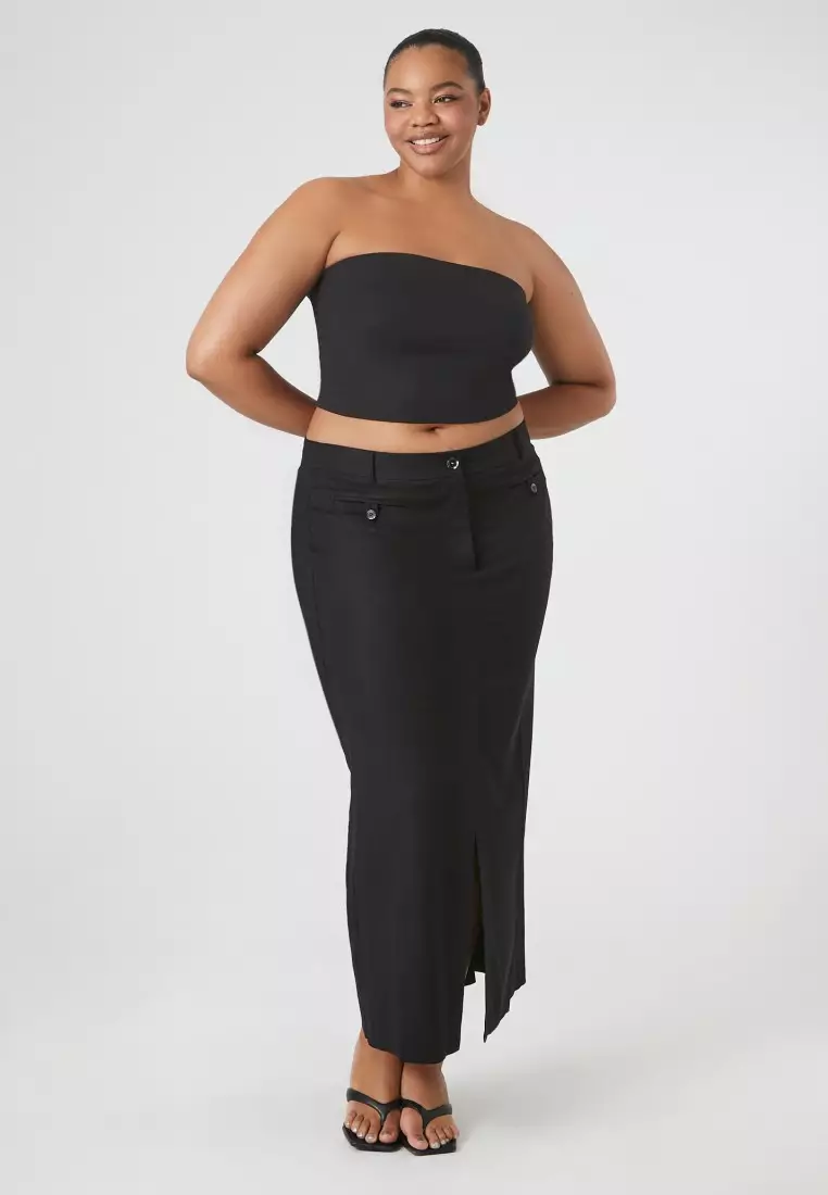 Maxi tube skirt plus size online