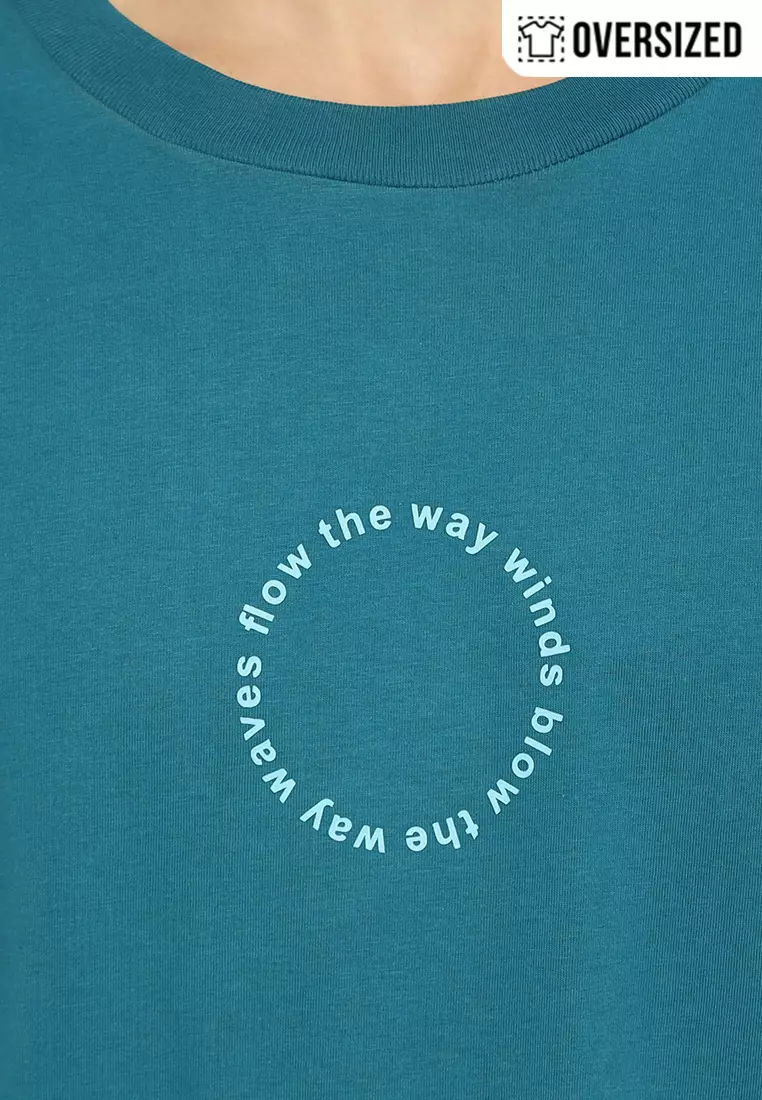 RBJ T-Shirt Cotton Combed Oversized Pria 2079250161