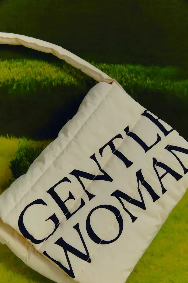 Gentlewoman Puffer Shoulder Bag - Cream