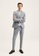 MANGO Man grey Super Slim Fit Checked Tailored Trousers 3D37EAA373A2E8GS_4