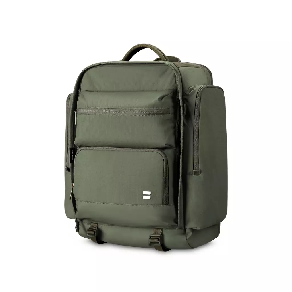 Neo Extricate Laptop Backpack 15 Inch Tas Ransel Kerja Kuliah Travel Ringan Tas Besar Stylish 34 L - Olive