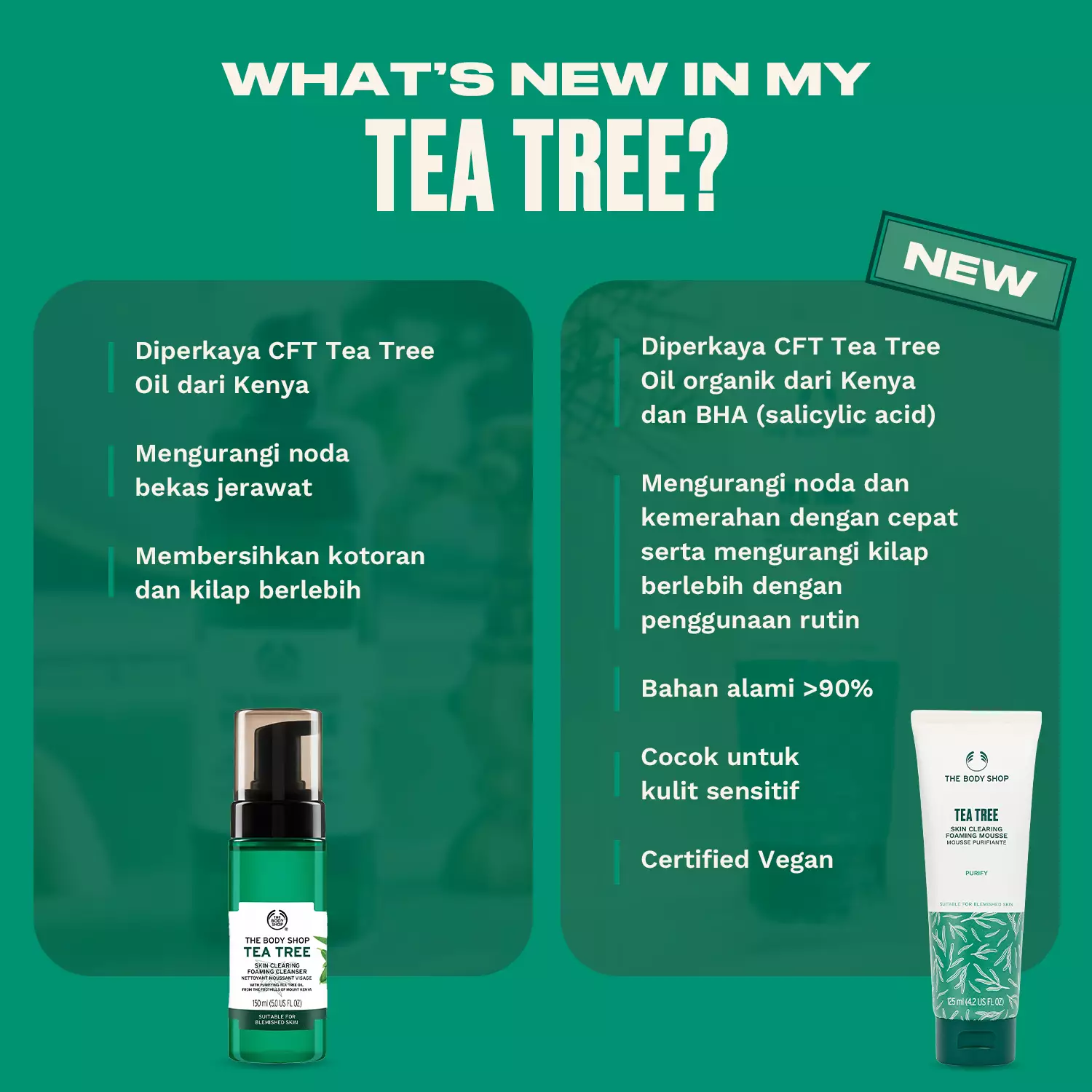 Tea Tree Skin Clearing Foaming Cleanser Face Wash 125ml