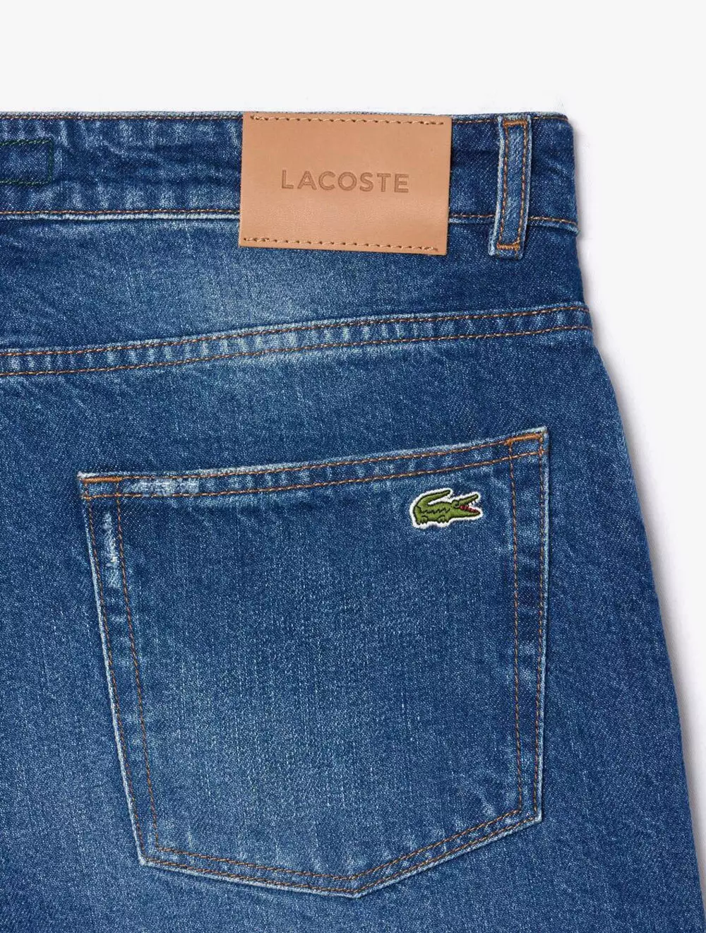 5 Pocket Straight Cut Indigo Jeans - Blue