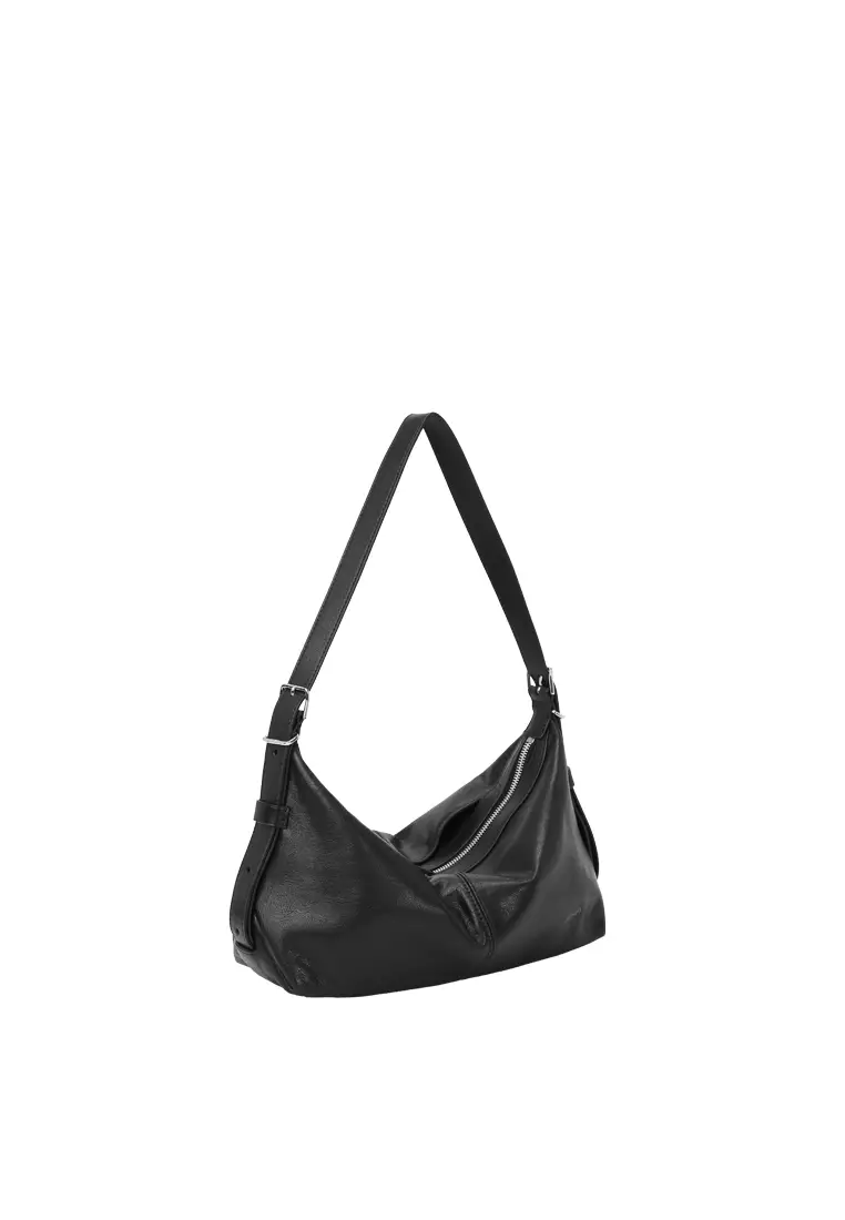 ALLEGRA Demi Hobo Bag - Black