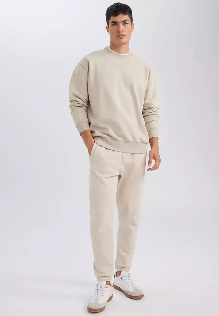 Beige Sweatpants