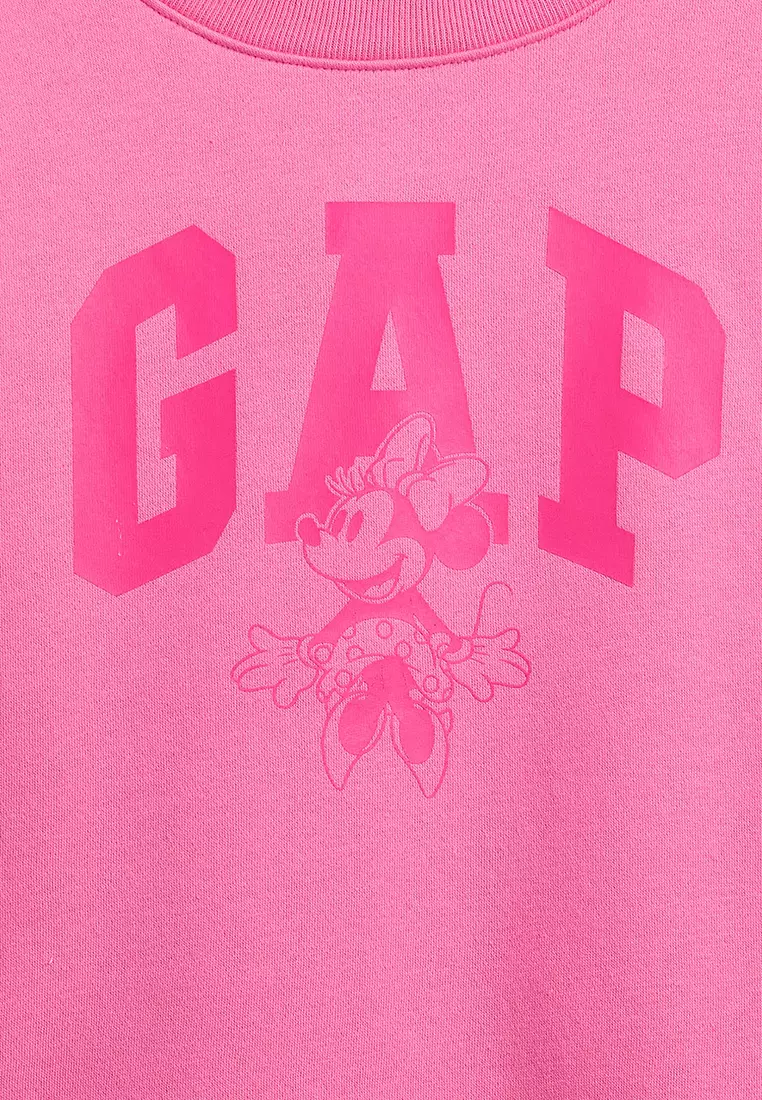 Disney Logo Wedge Crew Sweatshirt