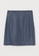 H&M blue Imitation Leather Skirt 64FD2AA09862A4GS_5