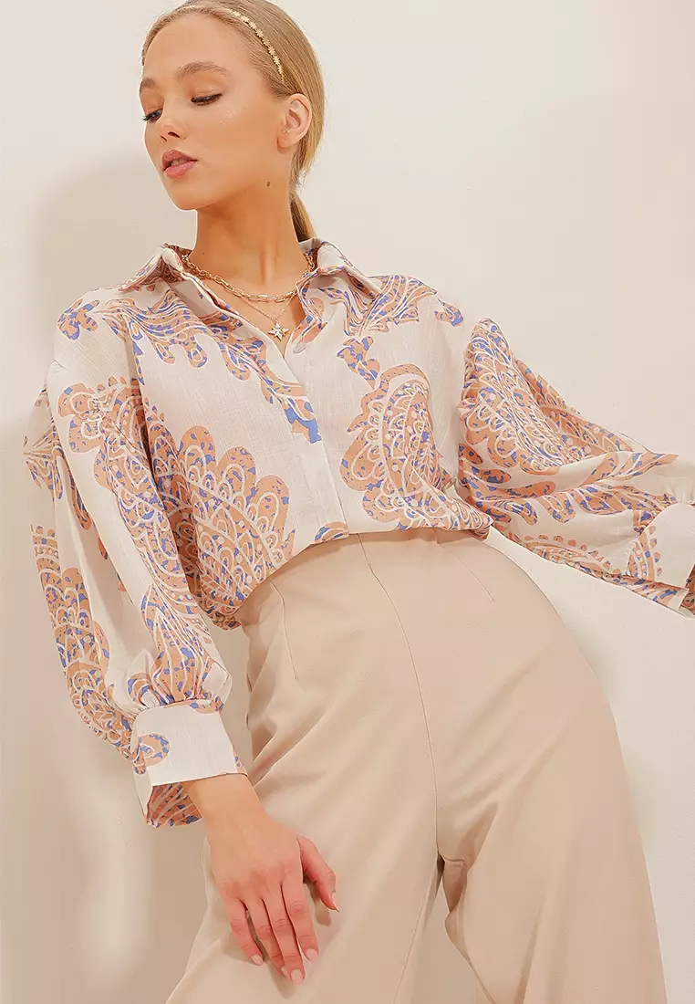 Patterned Woven Shirt