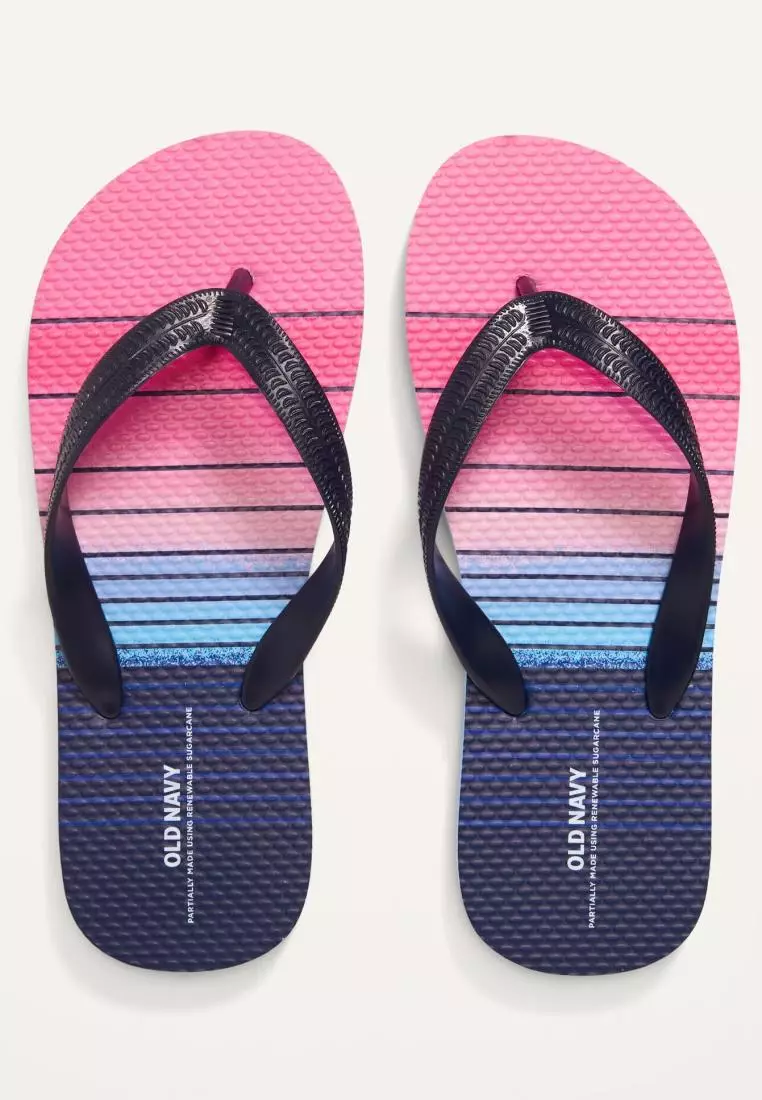 Discount on Old Navy  shoes - SKU: Patterned Flip-Flop Sandals For Kids (Partially Plant-Based)