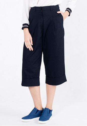 Rolled Up Culotte Trousers I-LPWFCT117C009