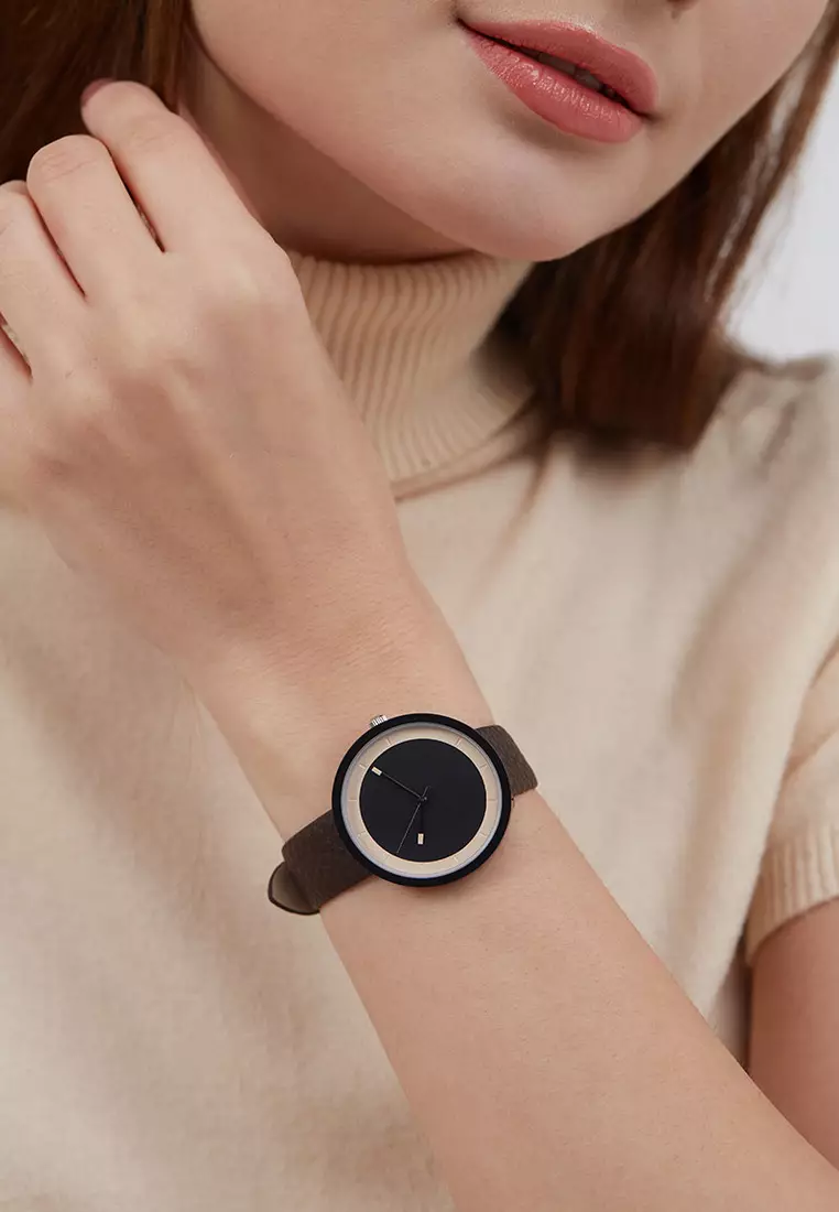 Bitha Janice Classic Watch Brown