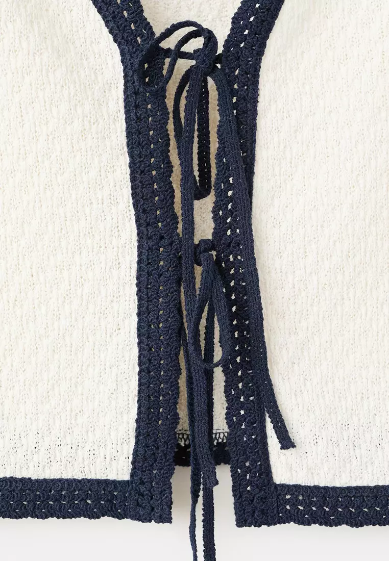 Bow Tie Waistcoat Top