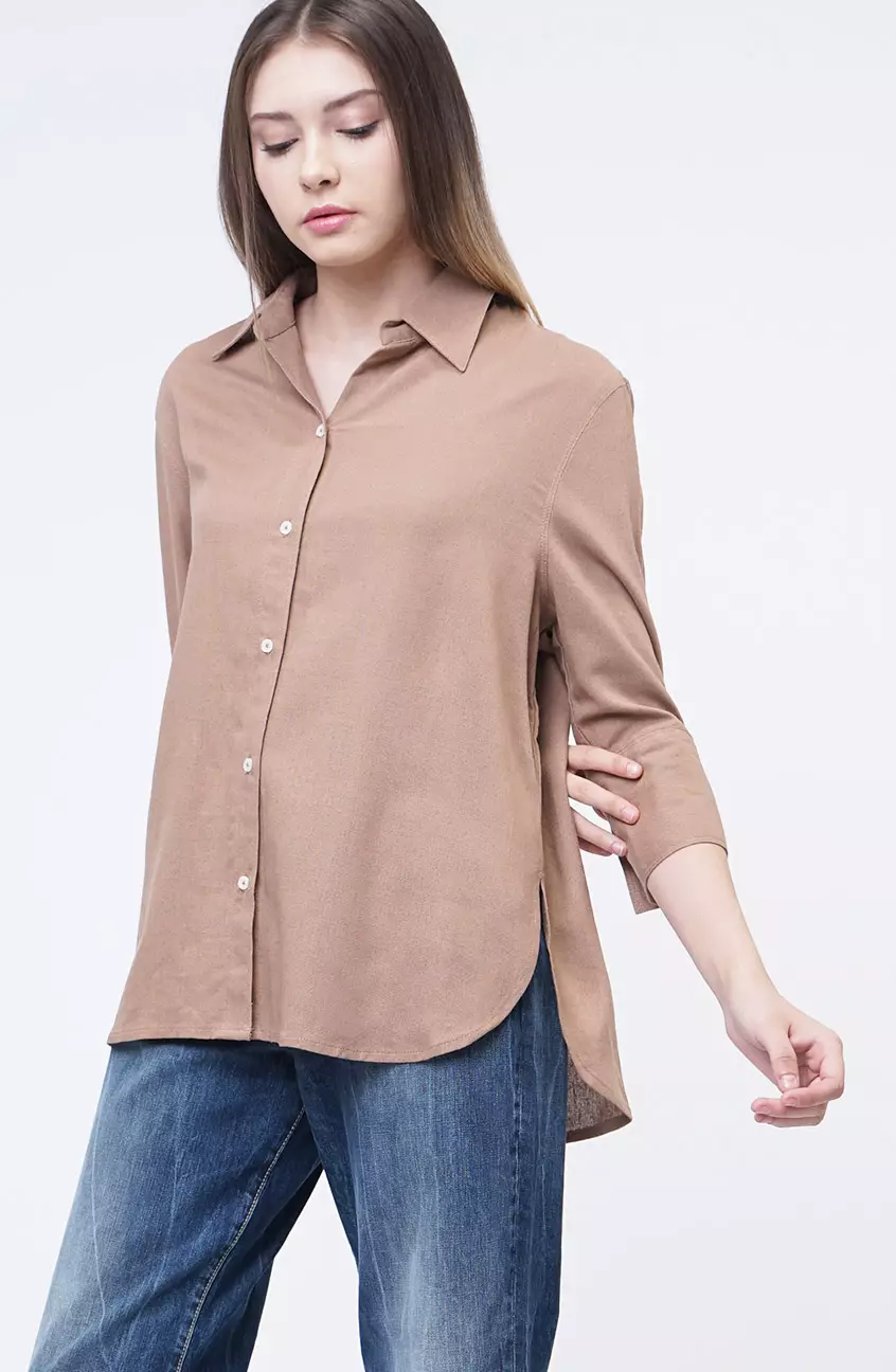 Kemeja Wanita Ariella Brown