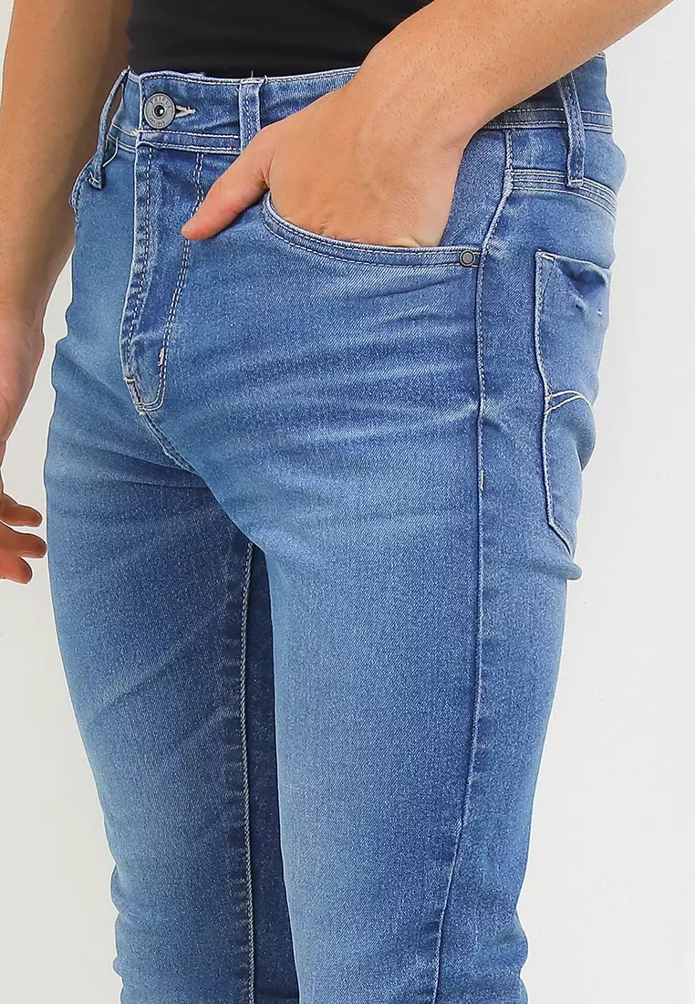 TRIPLE Celana Jeans Stretch Slim Fit