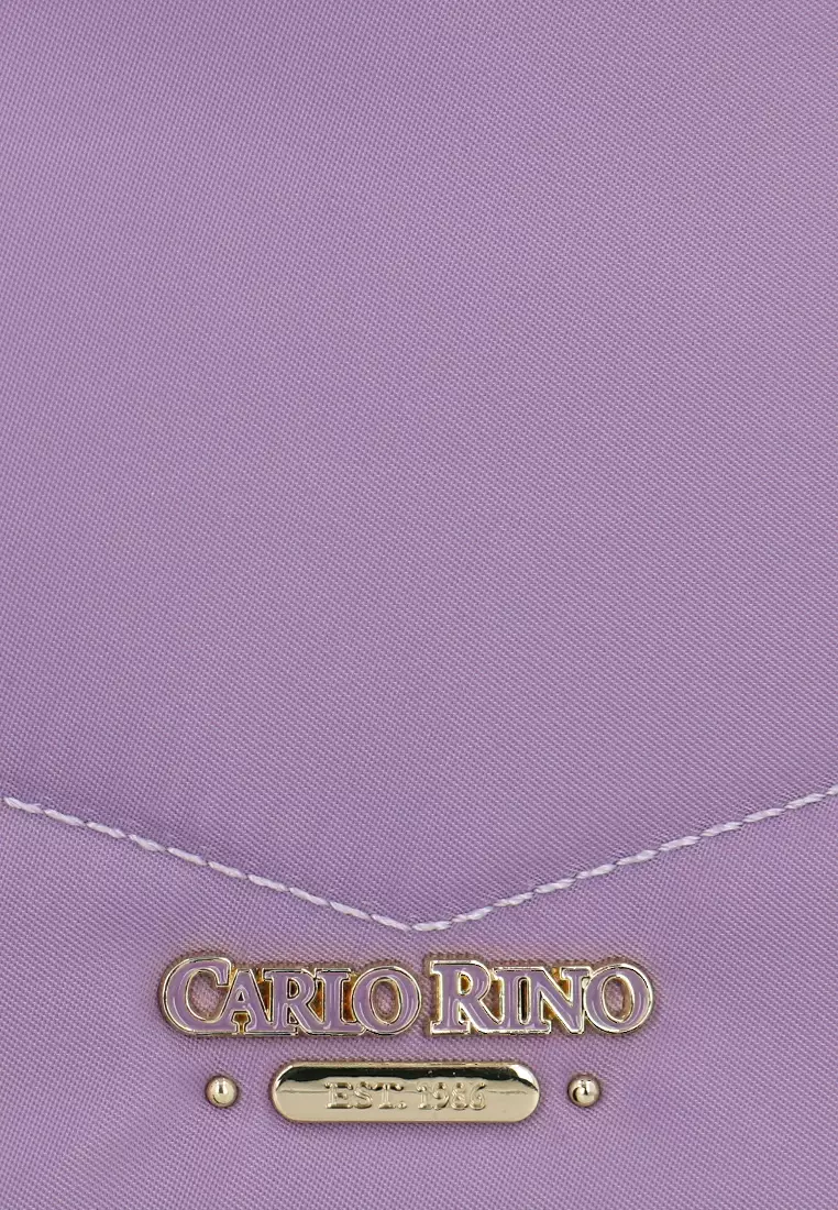 Cuddly Nylon Handbag S - Purple