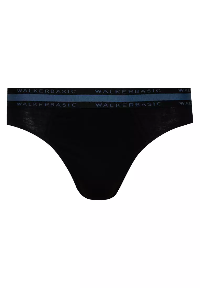 Buy Walker Underwear 3 in1 Basic Cotton Comfort Men's Hipster Brief 2024  Online