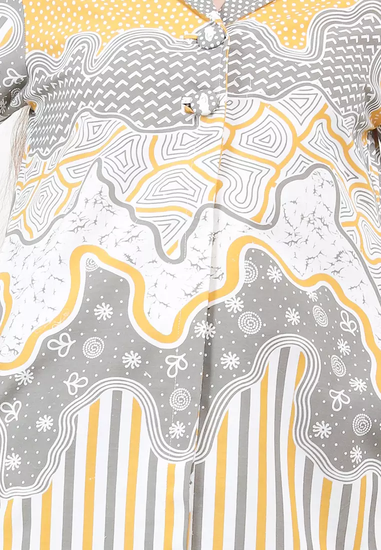 BATIK TALENTA EXCLUSIVE batik wanita blous PUPUS YELLOW