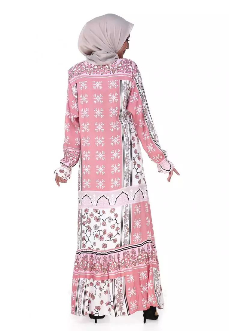 Home Dress Yasmin - Pink