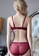 Sunnydaysweety red Lace Satin Thin Seamless Bra with Panty Set CA123113DGRD 3A81AUS8A85AE4GS_2